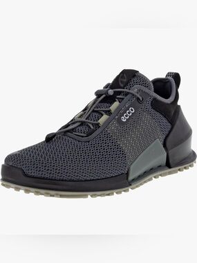 ECCO BIOM 2.0 Breathru Mesh Sneakers - Magnet / Black EU 45 (US 11 / 11.5)